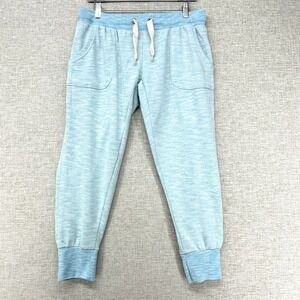 U.S. Vintage Sweatpants Womens Large Teal Joggers Elastic Waist Pockets‎ Lounge